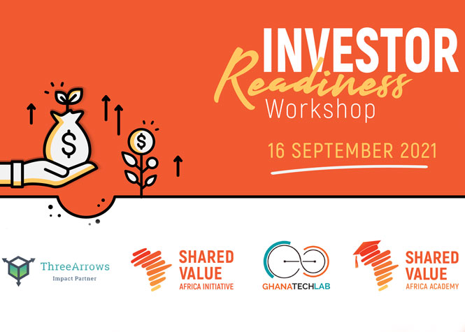 Investor Readiness Workshop 16 September 2021